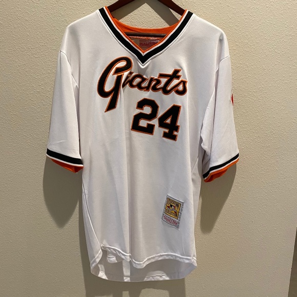 willie mays mets jersey mitchell and ness